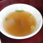 Minrai - 天津飯セットのスープです。