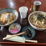 将門蕎麦 - かつ丼セット