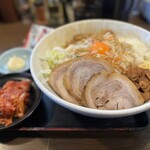 郡山大勝軒 - 全部入り混ぜそば。たまにはつけ麺以外の物を、と。