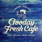 Gooday Fresh Cafe - お店壁のロゴ