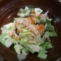 鉄板焼 天 本丸 - ズワイガニサラダ