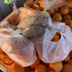 田舎の市場 - 買いすぎかな、、