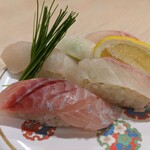 寿司 鷹 - 地魚5種