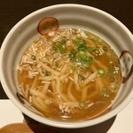 やきとり 風月 - 鶏ラーメン　他に担々麺かデザートを選べます