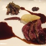 シェ・アズマ - 青頚鴨のロースト　サルミソース