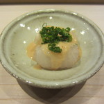 すし匠 - 本カワハギ（肝のタレがかかってます）