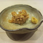 すし匠 - 鮟肝（中にはスイカの漬物を刻んだものが入ってました）