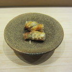 すし匠 - サヨリの皮を炙ったもの