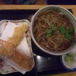 銀座 長寿庵 - 天ぷら蕎麦。