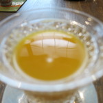 やさい料理 つむぎや - 安納芋の冷たいお汁粉