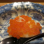 虎白 - いくら紹興酒漬け　飯蒸し