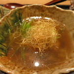 虎白 - スッポンのスープ　白胡麻豆腐