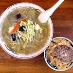 温州亭 - 料理写真:タンメン＋コロッケ丼(小)