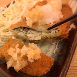 Mekikinoginji - 大きな鯖かつおろしポン酢