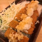 Mekiki no ginji - 大きな鯖かつおろしポン酢