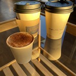 ボンティフルコーヒー - ドリンク写真:初日の出営業は早朝のドリンクだけ営業でした！お忙しいのにベビーチーノも作ってもらえた。