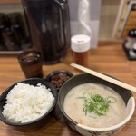 老虎苑 - かす汁定食＠500円