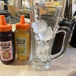 0秒レモンサワー 仙台ホルモン焼肉酒場 ときわ亭 - レモンサワーの味変セット