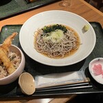 山薬 清流庵 - 蕎麦と海老天小丼