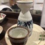 金町製麺 - 藍の郷 燗酒　650円