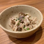 Nagato Yakitori Mizutaki Fukunotori - お通し 価格失念