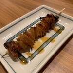 Nagato Yakitori Mizutaki Fukunotori - 鶏皮串 170円