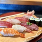 しほう田 - にぎり寿司ランチ…1100円(税込)※2024年より1300円