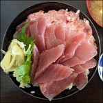 レストラン＆バー オズ - ある日の海鮮丼はらぺこレベル3・マグロ尽くしでした