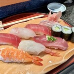 しほう田 - にぎり寿司ランチ…1100円(税込)※2024年より1300円