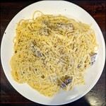 レストラン＆バー オズ - 自家製ベーコンのカルボナーラはらぺこレベル5