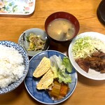 木原食堂 - 当たりのハーフ&ハーフのランチ！！！第1位･出汁巻き&照り焼きチキン（3.4）