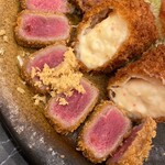 牛かつと海鍋 平田 - 牛かつ