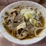 南天 - 肉そばミニ 450円