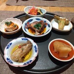 fu-fu shisen - 前菜盛り合わせ