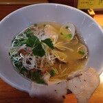 醤油と貝と麺 そして人と夢 - 料理写真: