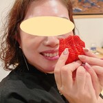 勢麟 - 巨大紅ほっぺに歓喜する裏紀香嬢