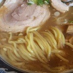 中華そば 中村屋 - 麺はこんな感じ