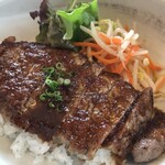 我流 - サーロインステーキ丼