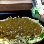 ひさ美 - インディアンスパ(サラダ付)　麺大盛+150円