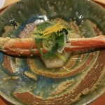 銀座 しのはら - 福井県産 越前蟹 焼き蟹