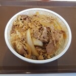 すき家 - 牛丼つゆだく並盛（税込400円）
