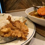 Rojiura Curry SAMURAI. - 侍.ザンギ&チキン1/2と野菜カレー