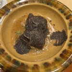 銀座 しのはら - 白子、かぶら、黒トリュフ