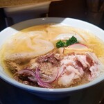 麦の空 GACHI SOBA DOJO - 数量限定雲呑そば1390円