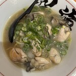 遊食 空海 - ゴロゴロ牡蠣らーめん¥1250