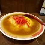 一楽 - 玉子焼きのセンターにはチャーシューが1枚いて、いつも大事に食べてます！^_^