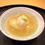 と村 - 蕪とクジの葛蒸し