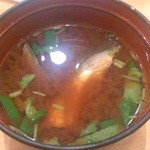 さかなやのmaru寿司 - 定食の赤だし