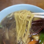 きりや - 麺は極細玉子麺　好きな麺です