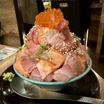 Atami Osakana Daishokudou - ■海鮮てっぺん丼・接写